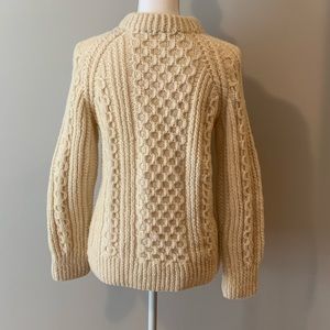 Vintage Joseph F.Heron Mock Neck Wool Knit Sweater